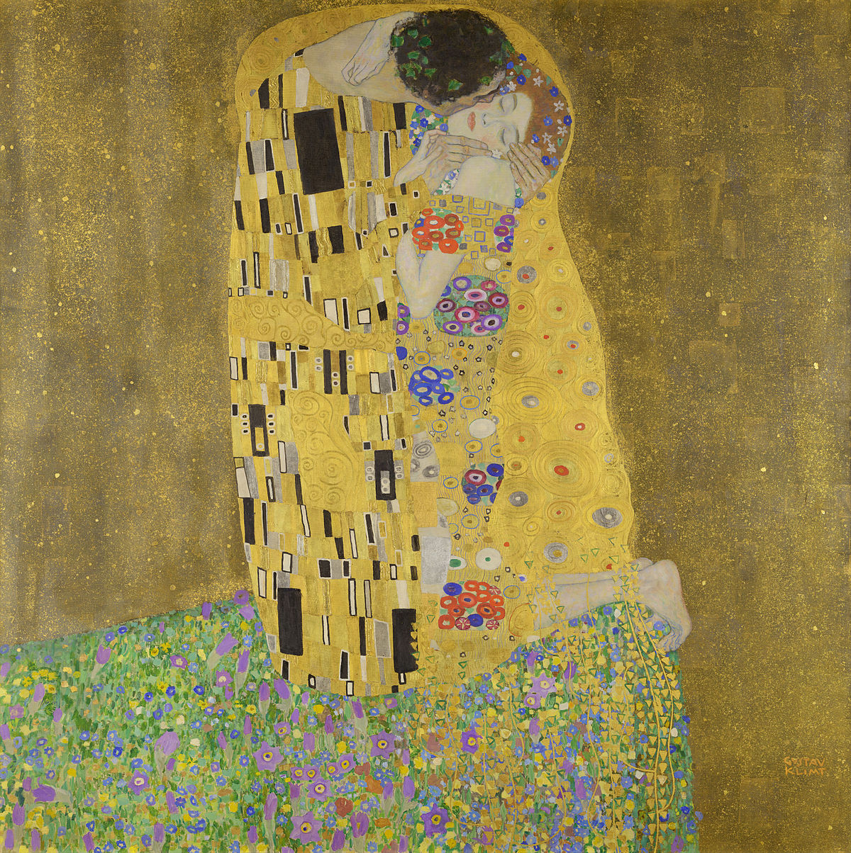 The Kiss, Gustav Klimt